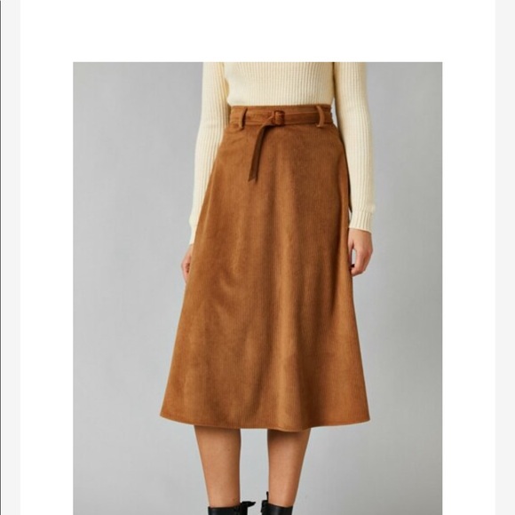 Cute Koton Brown Skirt, Size Small - Picture 1 of 6